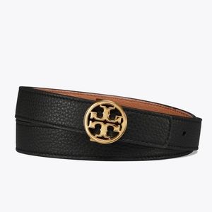 Tory Burch 1" REVERSIBLE LOGO BELT